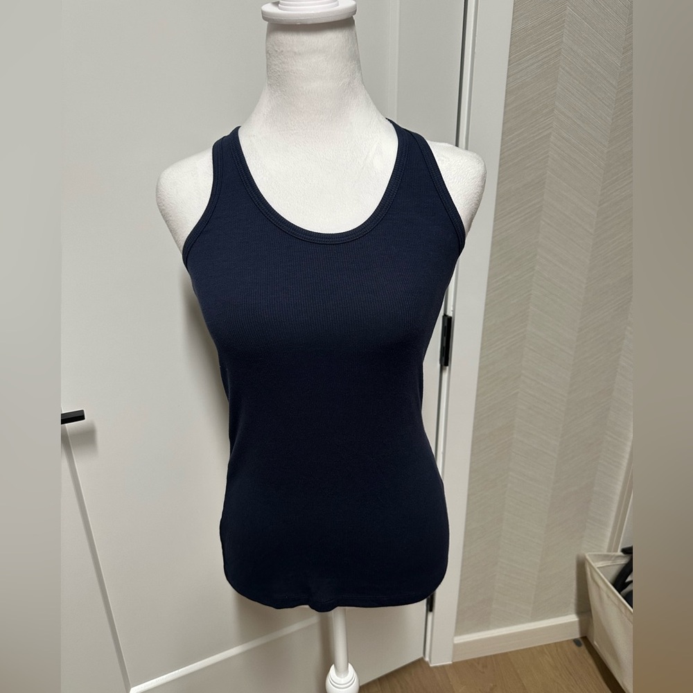 Splits59 Ashby Rib Navy Racerback Tank - Picture 4 of 6